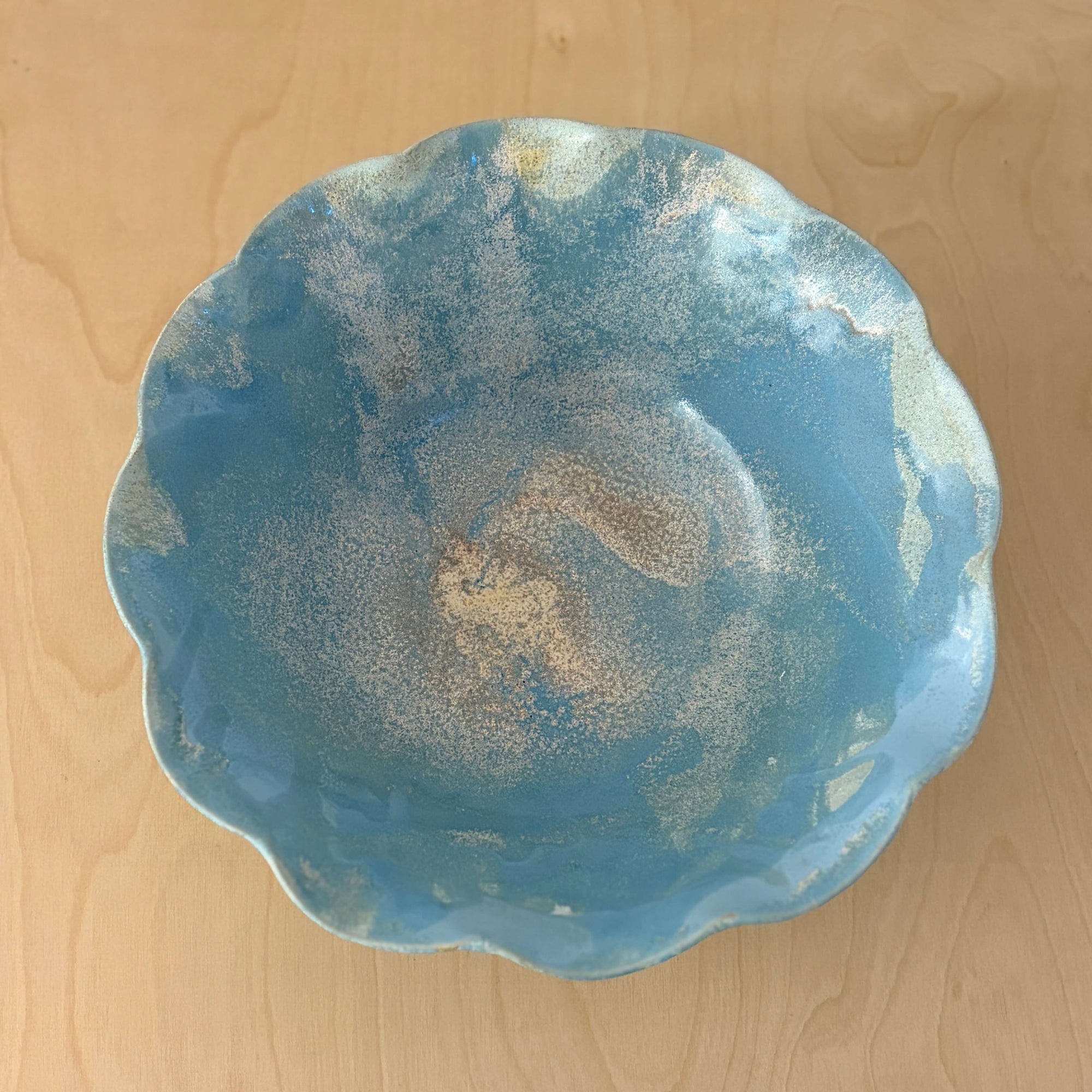 Kystblå Bølgeskål