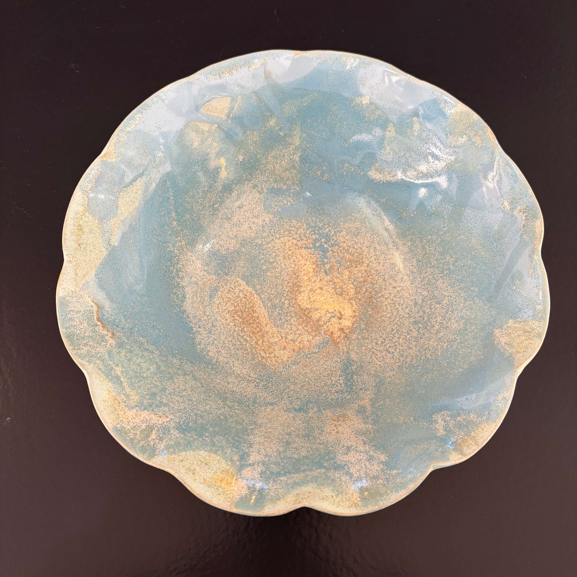 Kystblå Bølgeskål